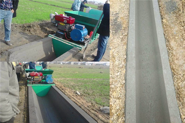 節水防滲渠道成型機在農田灌溉渠中的應用