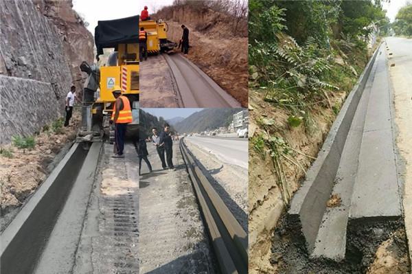 車(chē)載滑模機修公路邊溝水渠